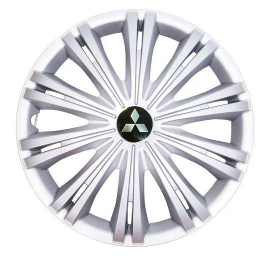 STAR Гига R15 Ковпаки для коліс з логотипом Mitsubishi (Комплект 4 шт.)