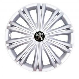 STAR Гига R15 Ковпаки для коліс з логотипом Peugeot (Комплект 4 шт.)
