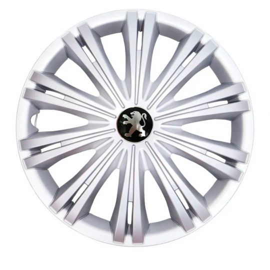 STAR Гига R14 Ковпаки для коліс з логотипом Peugeot (Комплект 4 шт.)