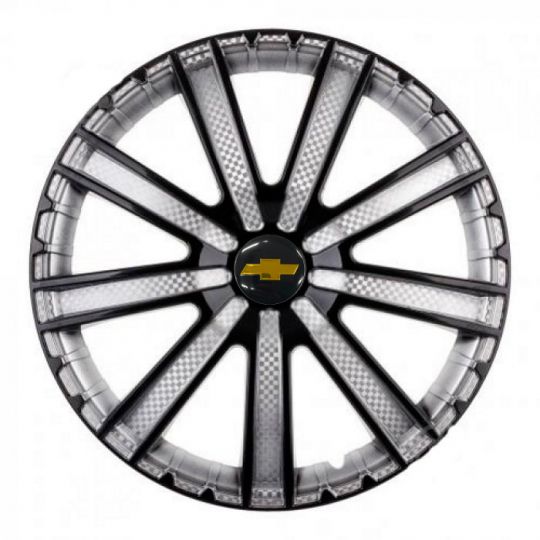 STAR Круиз Super Black R16 Ковпаки для коліс з логотипом Chevrolet (Комплект 4 шт.)