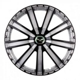 STAR Круиз Super Black R16 Ковпаки для коліс з логотипом Mazda (Комплект 4 шт.)