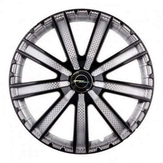 STAR Круиз Super Black R16 Ковпаки для коліс з логотипом Opel (Комплект 4 шт.)