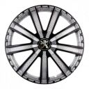 STAR Круиз Super Black R16 Ковпаки для коліс з логотипом Peugeot (Комплект 4 шт.)
