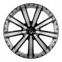STAR Круиз Super Black R16 Ковпаки для коліс з логотипом Renault (Комплект 4 шт.)