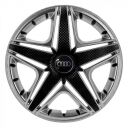 STAR NHL Super Silver R14 Ковпаки для коліс з логотипом Audi (Комплект 4 шт.)