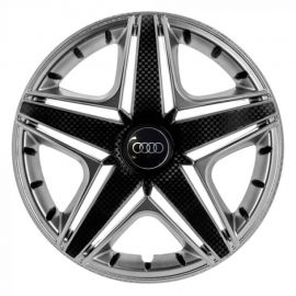 STAR NHL Super Silver R14 Ковпаки для коліс з логотипом Audi (Комплект 4 шт.)