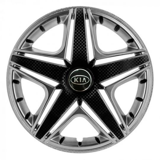 STAR NHL Super Silver R16 Ковпаки для коліс з логотипом Kia (Комплект 4 шт.) STAR NHL Super Silver R16 Ковпаки для коліс з логотипом Kia (Комплект 4 шт.)