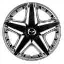 STAR NHL Super Silver R16 Ковпаки для коліс з логотипом Mazda (Комплект 4 шт.)