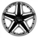 STAR NHL Super Silver R16 Ковпаки для коліс з логотипом Renault (Комплект 4 шт.)