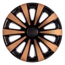 STAR Карат Super Black Gold R15 КОЛПАКИ ДЛЯ КОЛЕС (Комплект 4 шт.)