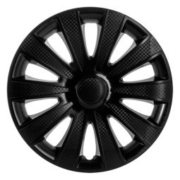 STAR Карат Black R16 КОЛПАКИ ДЛЯ КОЛЕС (Комплект 4 шт.)