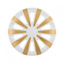 STAR Карат White Super Gold R13 КОЛПАКИ ДЛЯ КОЛЕС (Комплект 4 шт.)