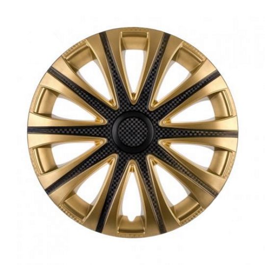 STAR Майбах Super Black Gold R15 КОЛПАКИ ДЛЯ КОЛЕС (Комплект 4 шт.)