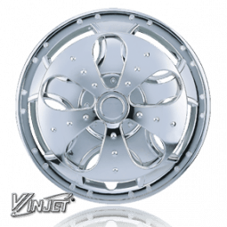 WINJET R13 КОЛПАКИ-СПИННЕРЫ ДЛЯ КОЛЕС ХРОМИРОВАННЫЕ I904 (Комплект 4 шт.)