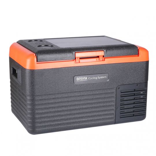Brevia Автомобільний холодильник 30л Компресорний, -20°C до +20°C, 12/24В, 220В, Bluetooth, LED дисплей Brevia Автомобільний холодильник 30л Компресорний, -20°C до +20°C, 12/24В, 220В, Bluetooth, LED дисплей