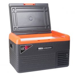 Brevia Автомобільний холодильник 30л (компресор LG), -20°C до +20°C, 12/24В, 220В, Bluetooth, LED дисплей