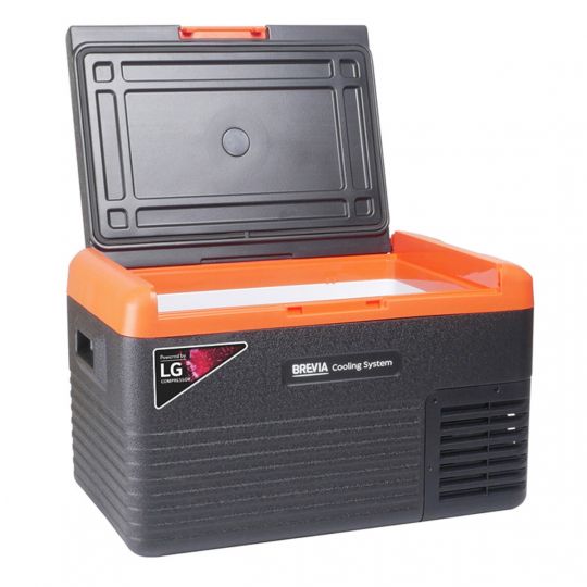 Brevia Автомобільний холодильник 30л (компресор LG), -20°C до +20°C, 12/24В, 220В, Bluetooth, LED дисплей Brevia Автомобільний холодильник 30л (компресор LG), -20°C до +20°C, 12/24В, 220В, Bluetooth, LED дисплей