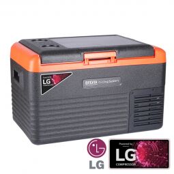 Brevia Автомобільний холодильник 30л (компресор LG), -20°C до +20°C, 12/24В, 220В, Bluetooth, LED дисплей
