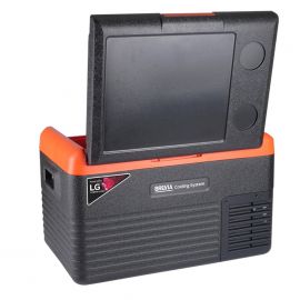 Brevia Автомобільний холодильник 30л (компресор LG), -20°C до +20°C, 12/24В, 220В, Bluetooth, LED дисплей