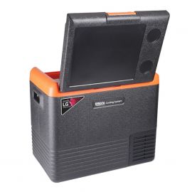 Brevia Автомобільний холодильник 50л (компресор LG), -20°C до +20°C, 12/24В, 220В, Bluetooth, LED дисплей