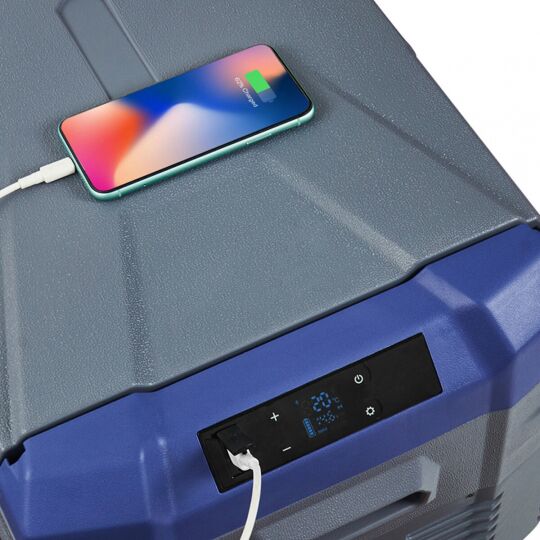 Brevia Автомобільний холодильник 27л Компресорний, -20°C до +20°C, 12/24В, 220В, Bluetooth, LED дисплей Brevia Автомобільний холодильник 27л Компресорний, -20°C до +20°C, 12/24В, 220В, Bluetooth, LED дисплей