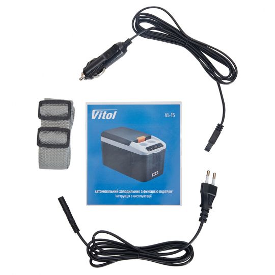 Vitol VL-15 12V/24V/220V Автохолодильник термоэлектрический [15л]