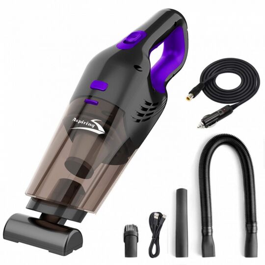 Aspiring Аккумуляторный автомобільний пилосос Windstorm 3 Wireless and Cord 17000 Pa