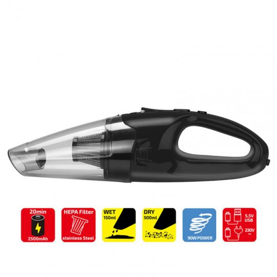 Heyner Преміум акумуляторний пилосос для вологого та сухого прибирання "AKKUPOWER PRO" 12V, 90W (Германія) Heyner Преміум акумуляторний пилосос для вологого та сухого прибирання "AKKUPOWER PRO" 12V, 90W (Германія)