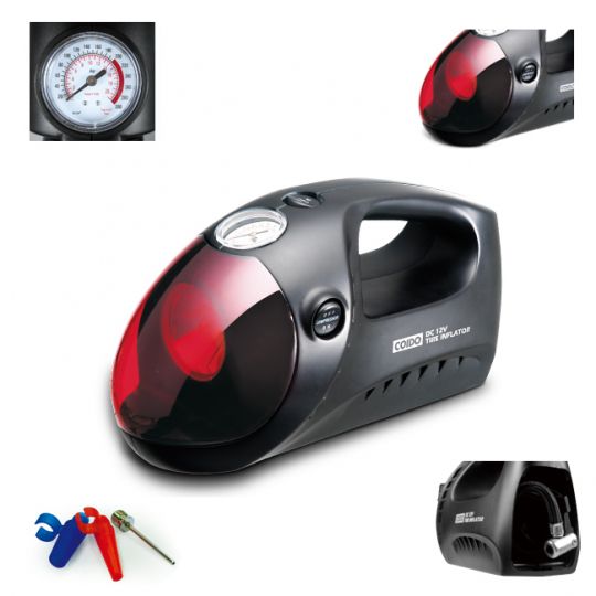 COIDO 3358 Компрессор автомобильный одноцилиндровый