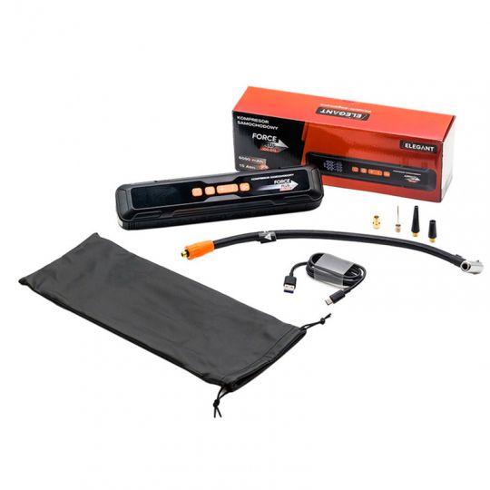 Компресор автомобильный Elegant Force Plus EL 100 015 [6000mAh]