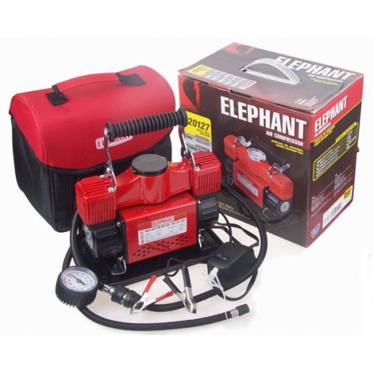ELEPHANT КА-20127 Компрессор автомобильный двухцилиндровый ELEPHANT КА-20127 Компрессор автомобильный двухцилиндровый