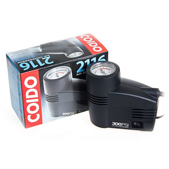 COIDO 2116 Компрессор автомобильный одноцилиндровый