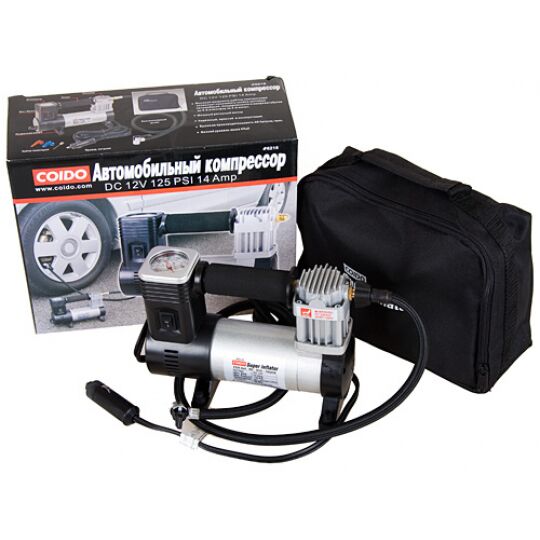 COIDO 6216 Компрессор автомобильный одноцилиндровый