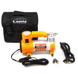 LAVITA Компресор автомобільний з ліхтарем 7 Атм 27 л/хв 160 Вт LAVITA Компресор автомобільний з ліхтарем 7 Атм 27 л/хв 160 Вт