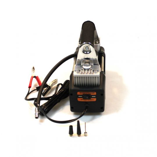 LAVITA Компресор автомобільний, двоциліндровий 12V, 264W, 60 л/хв із зажимами АКБ