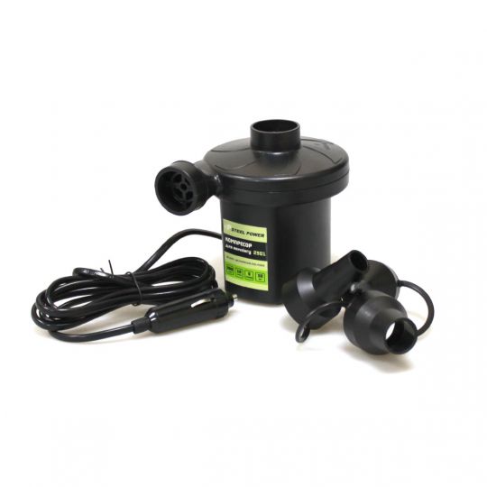 STEEL POWER Компрессор для кемпинга 12В, 50 Вт, 280 л/хв. STEEL POWER Компрессор для кемпинга 12В, 50 Вт, 280 л/хв.