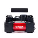 Storm Компресор автомобільний, двоциліндровий 12V, 360W, 85 л/хв  із зажимами АКБ