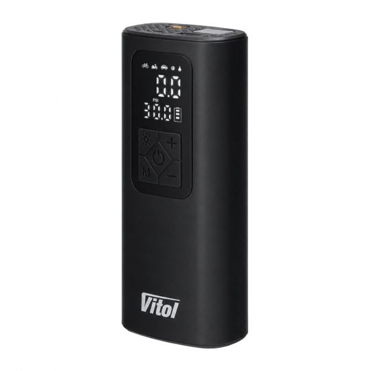 Компресор автомобильный Vitol K-37 20л/хв [4000mAh]