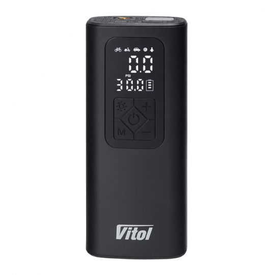 Компресор автомобильный Vitol K-37 20л/хв [4000mAh]