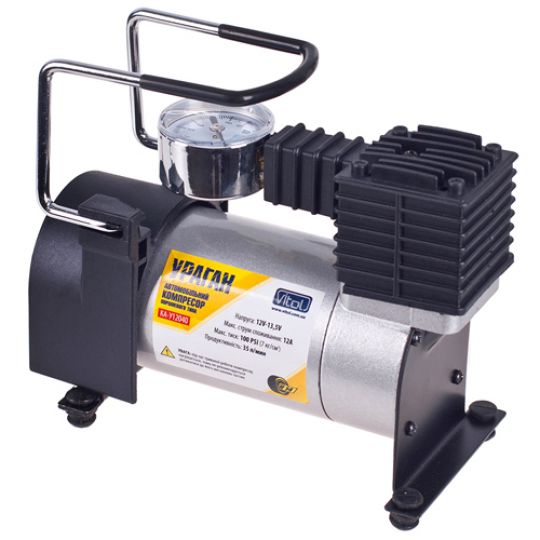 Ураган КА-У12040 Компрессор автомобильный одноцилиндровый Ураган КА-У12040 Компрессор автомобильный одноцилиндровый