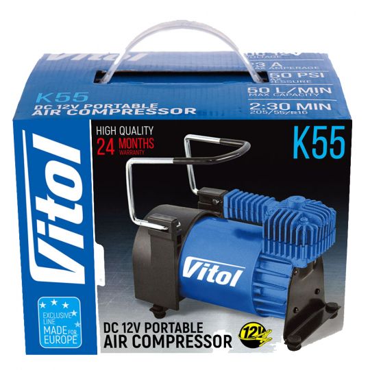 Vitol К-55 Компрессор автомобильный одноцилиндровый