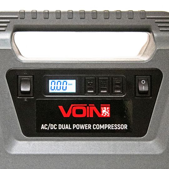 VOIN VC-220 25л/Автостоп/12В/220В Компресор автомобільний однопоршневий