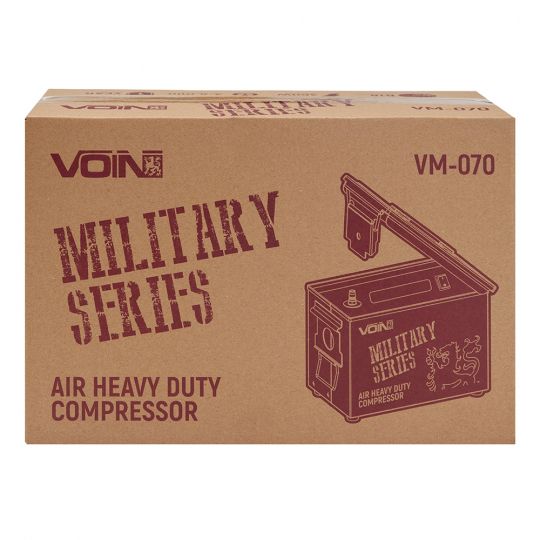 VOIN VM-070 "MILITARY SERIES" Компресор автомобільний [90л.]