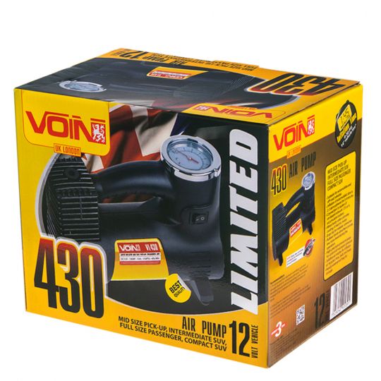 VOIN VL-430 Компрессор автомобильный одноцилиндровый