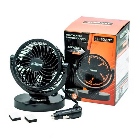 Elegant Compact EL 101549 Вентилятор автомобильный 4" 12V