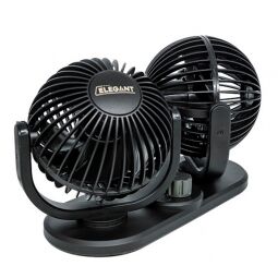 Elegant Вентилятор автомобильный двойной сферичный 4" 12V [EL 101 552]