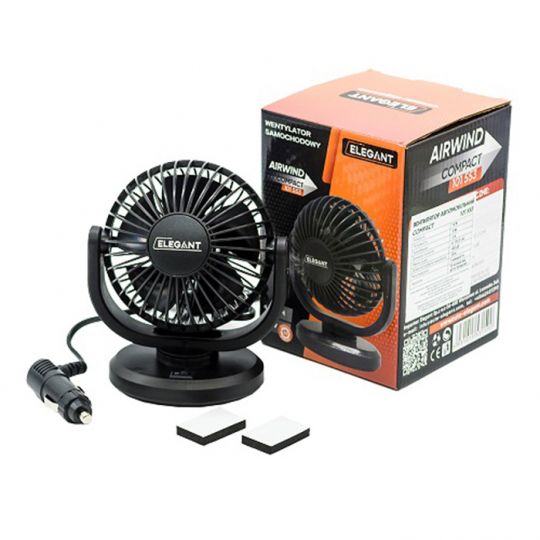 Elegant Вентилятор автомобильный сферичний 4" 12V [EL 101 553]