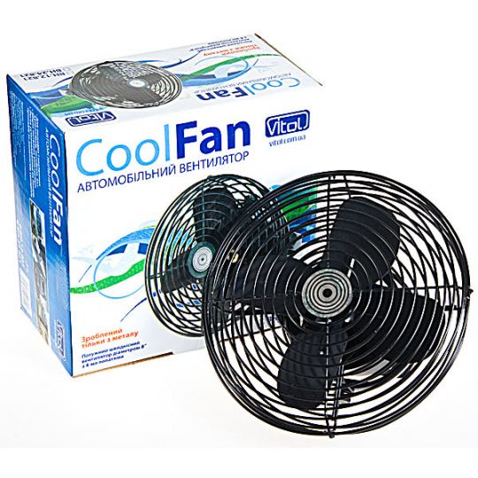 Vitol Вентилятор автомобильный для груз/бусов 6" 24V ВН.24.620