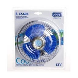 Vitol Вентилятор автомобильный 6" 12V ВН.12.604 (блистер)