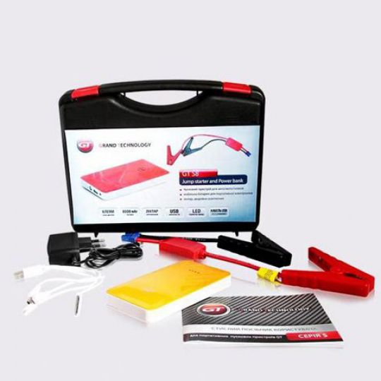 GT S8 Портативное пусковое устройство с аккумуляторной батареей 8000 mAh GT S8 Портативное пусковое устройство с аккумуляторной батареей 8000 mAh